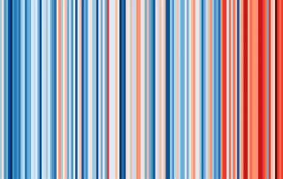 Warming Stripes Beitragsbild