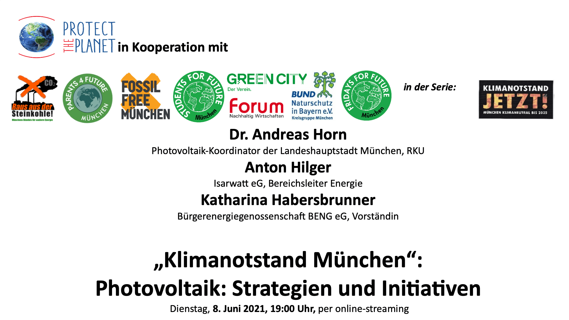 21/06/08 Vortrag Klimanotstand München: PV