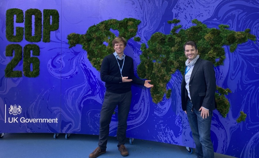 Dr. Martin Köppel und Markus Raschke auf der COP26