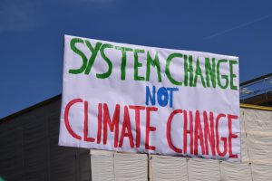 system change not climate change