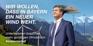 Twitter Feed Bild: Wir wollen dass in Bayern ein neuer Wind weht