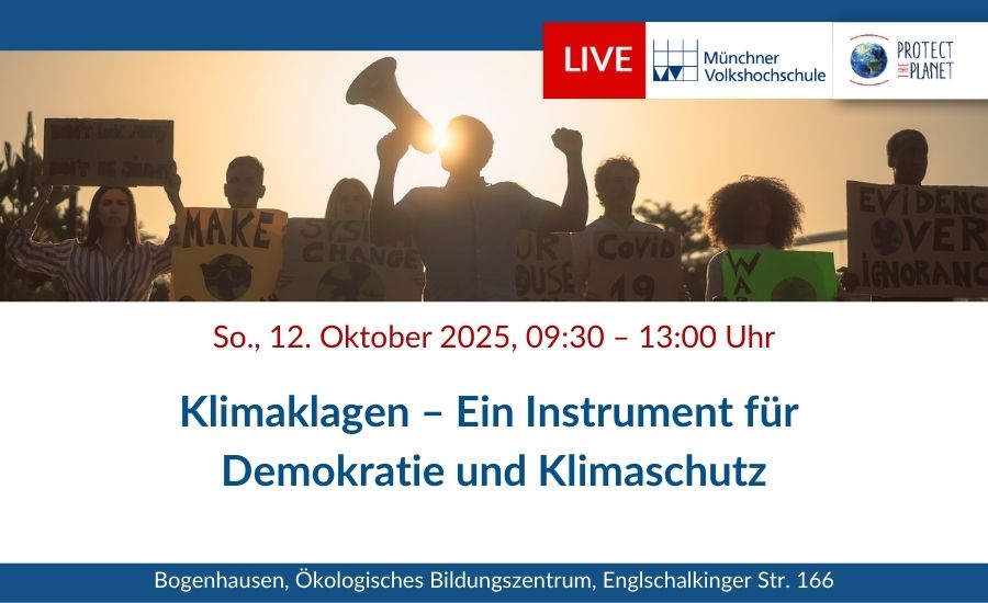 Klimaklagen - Ein Instrument für Demokratie und Klimaschutz- MVHS - 12.10.25