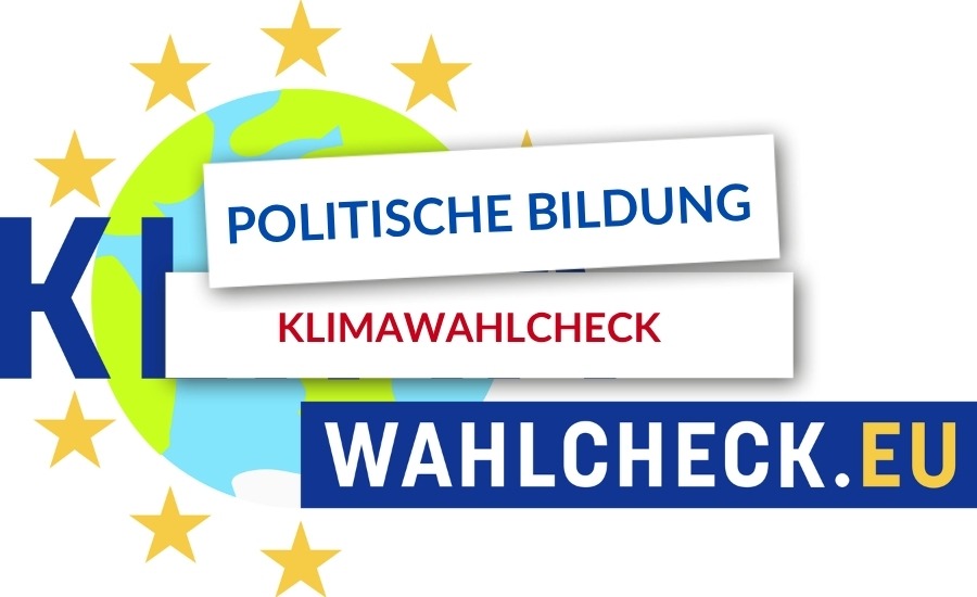 Politische Bildung: Klimawahlcheck - Beitragsbild
