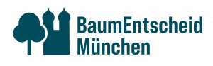 Man sieht das Logo des BaumEntscheid München